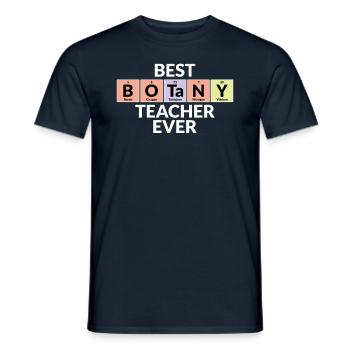 Meilleur professeur de botanique de tous les temps - T-shirt homme - marine - Devant - AI Model Male 178 light (178cm)