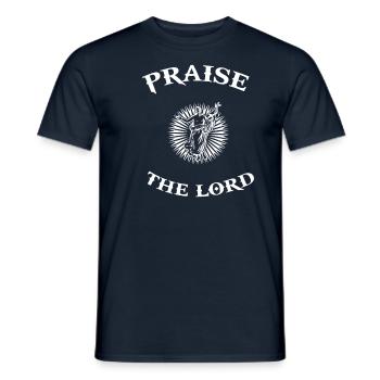 Gott Christentum Religion Jesus Christus Messias - Männer T-Shirt - Navy - Vorne - AI Model Male 178 light (178cm)