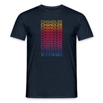 Retro Nostalgic USA City - Rainbow Chandler - Men's T-Shirt - navy - Front - AI Model Male 178 light (178cm)