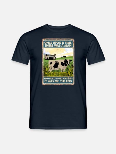 Cow Loved Holsteins - Men's T-Shirt - navy