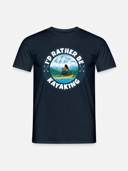 Kayaking - Men's T-Shirt - navy