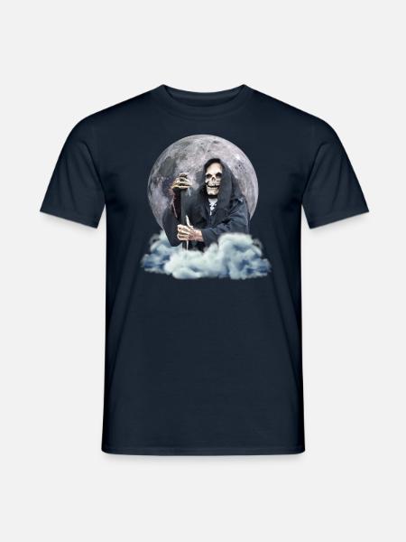 Totenkopf Sensenmann - Männer T-Shirt - Navy