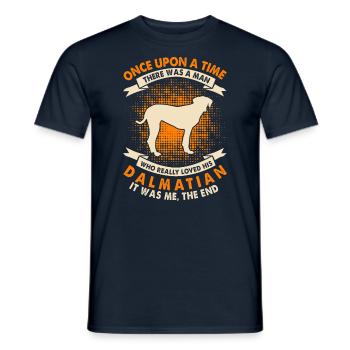 Il était une fois - Dalmatiens - T-shirt homme - marine - Devant - AI Model Male 178 light (178cm)