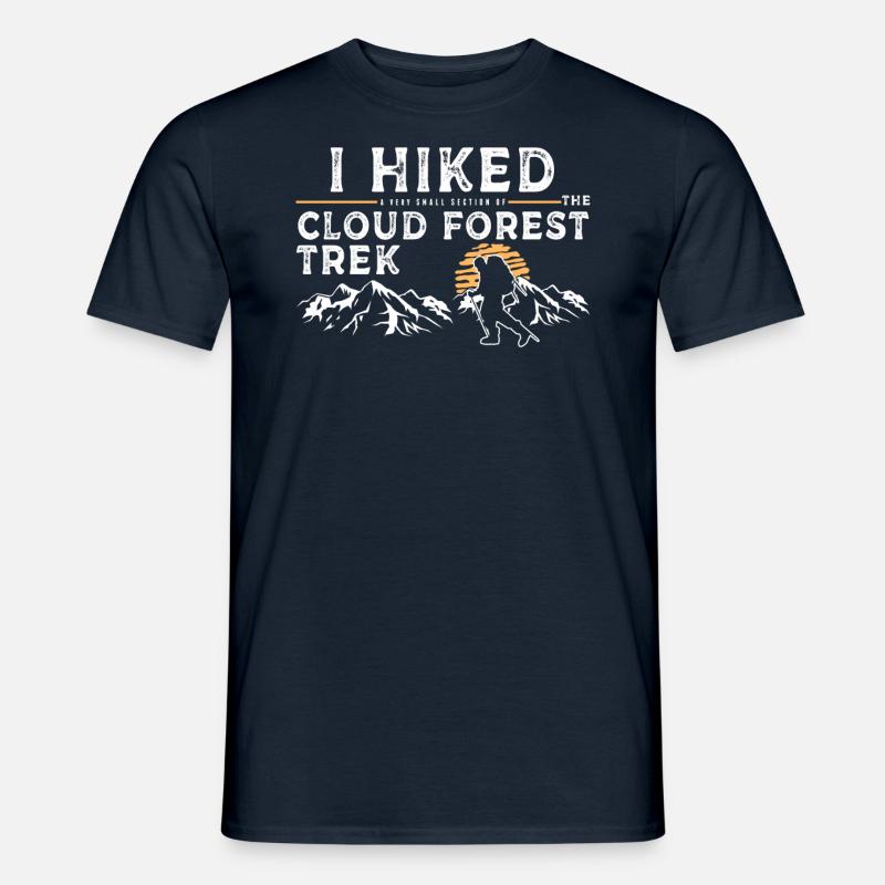 Wanderte - Cloud Forest Trek - Männer T-Shirt - Navy