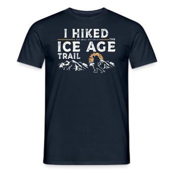 Hiking - Hayduke Trail - Men's T-Shirt - navy - Front - AI Model Male 178 light (178cm)