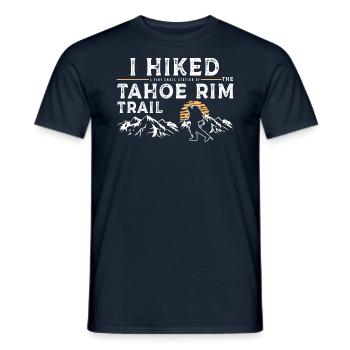 Randonnée pédestre - Tahoe Rim Trails - T-shirt homme - marine - Devant - AI Model Male 178 light (178cm)