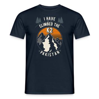 Randonneurs - Grimpeurs Randonnée K2 - T-shirt homme - marine - Devant - AI Model Male 178 light (178cm)