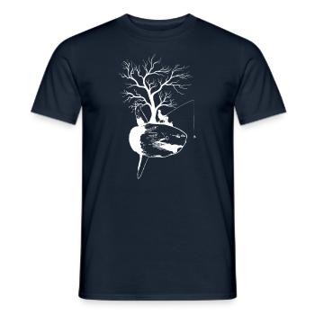 Graphic Tree - Fish Sunfish - Men's T-Shirt - navy - Front - AI Model Male 178 light (178cm)