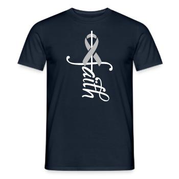 Band Parkinson's Awareness - Men's T-Shirt - navy - Front - AI Model Male 178 light (178cm)