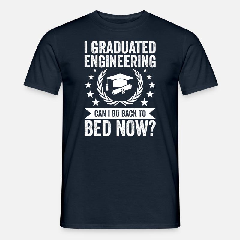 I have completed engineering - Men's T-Shirt - navy