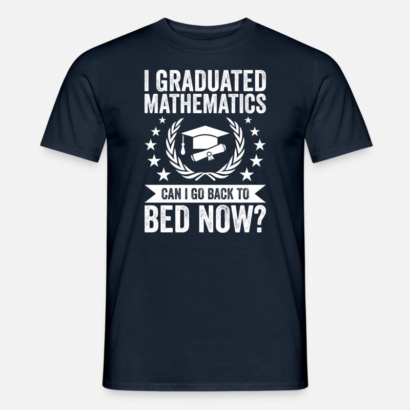 Ich Habe Mathematik Studiert - Männer T-Shirt - Navy