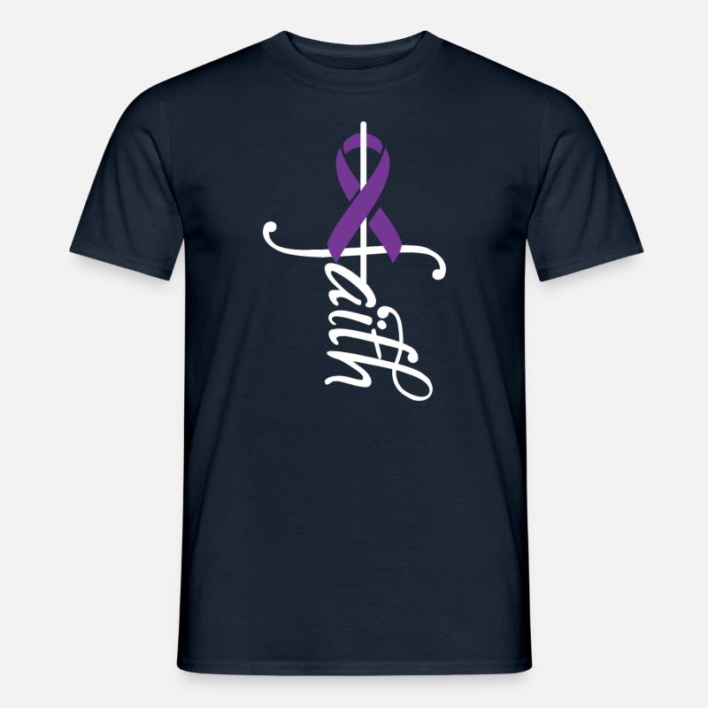 Band Crohns Bewusstsein - Männer T-Shirt - Navy