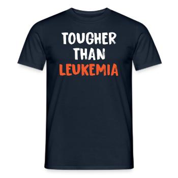 Härter Als Leukämiekrebs - Männer T-Shirt - Navy - Vorne - AI Model Male 178 light (178cm)
