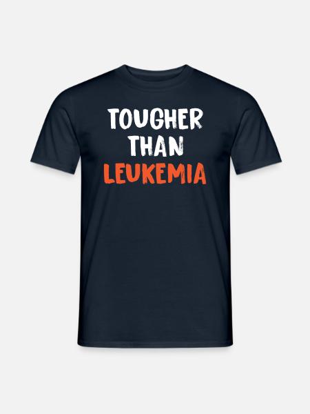 Harder Than Leukemia Cancer - Men's T-Shirt - navy