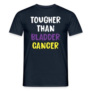 Plus dur que le cancer de la vessie - T-shirt homme - marine - Devant - AI Model Male 178 light (178cm)