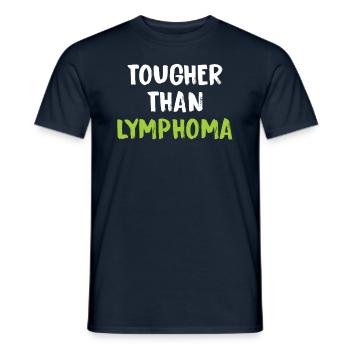 Härter Als Lymphomkrebs - Männer T-Shirt - Navy - Vorne - AI Model Male 178 light (178cm)