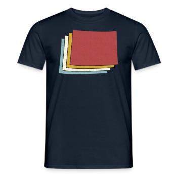USA State - Vintage Map Colorado - Männer T-Shirt - Navy - Vorne - AI Model Male 178 light (178cm)