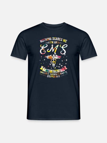 Nothing scares me - EMS - Men's T-Shirt - navy