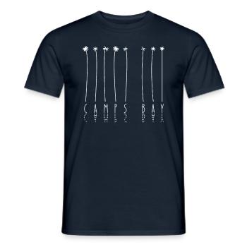 Palm - Baie des camps du Cap-Occidental - T-shirt homme - marine - Devant - AI Model Male 178 light (178cm)