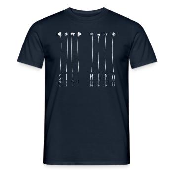 Palme - Insel Indonesien Gili Meno - Männer T-Shirt - Navy - Vorne - AI Model Male 178 light (178cm)
