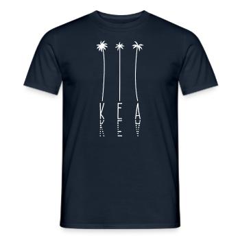 Palm Tree Vacation - Insel Griechenland Kea - Männer T-Shirt - Navy - Vorne - AI Model Male 178 light (178cm)