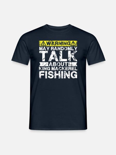 Fishing - King Mackerel Fish - Men's T-Shirt - navy