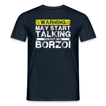 Apropos Barsoi - Männer T-Shirt - Navy - Vorne - AI Model Male 178 light (178cm)
