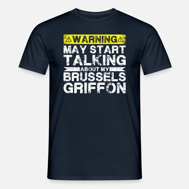 Apropos Brüsseler Griffon - Männer T-Shirt - Navy