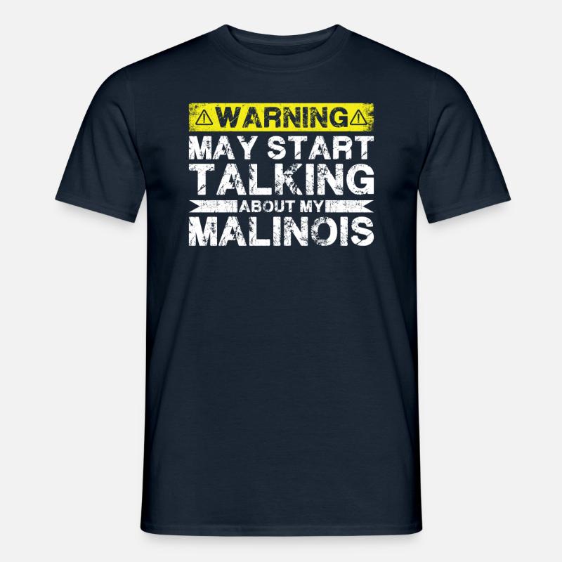 Apropos Malinois - Männer T-Shirt - Navy