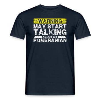Apropos Pommern - Männer T-Shirt - Navy - Vorne - AI Model Male 178 light (178cm)