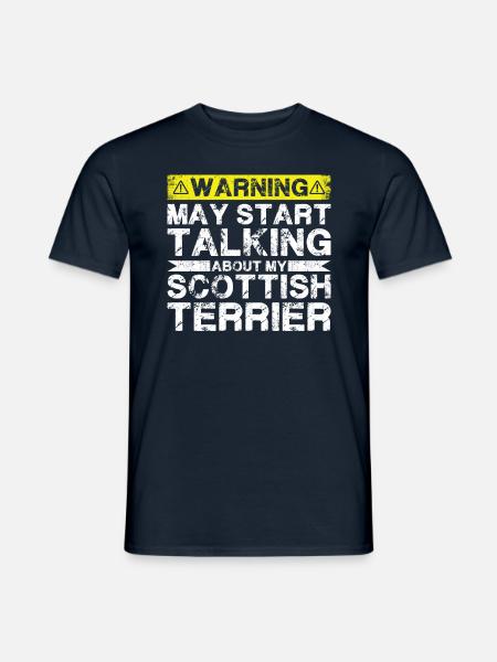 Apropos Schottischer Terrier - Männer T-Shirt - Navy