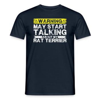 Apropos Ratterrier - Männer T-Shirt - Navy - Vorne - AI Model Male 178 light (178cm)