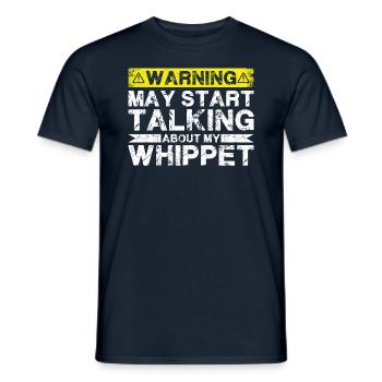 Parlez de Whippet - T-shirt homme - marine - Devant - AI Model Male 178 light (178cm)