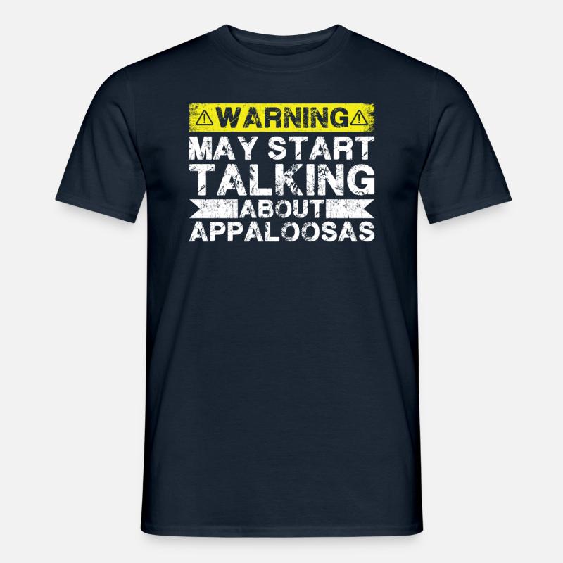 Apropos Appaloosa - Männer T-Shirt - Navy