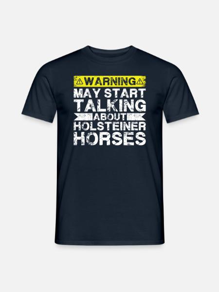Apropos Holsteiner Pferd - Männer T-Shirt - Navy