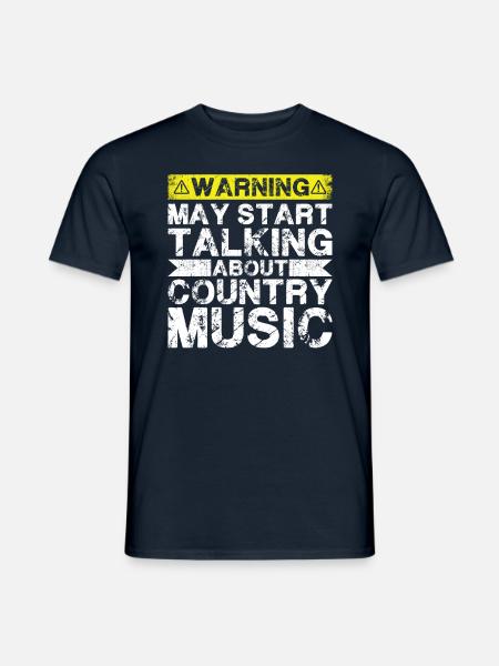Apropos Country-Musik - Männer T-Shirt - Navy