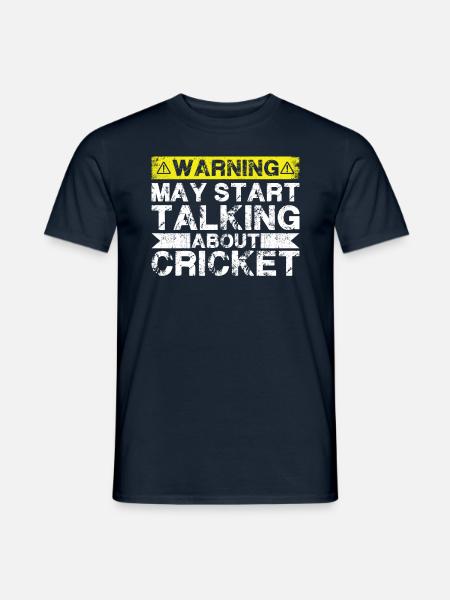 Apropos Cricket - Männer T-Shirt - Navy