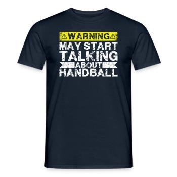 En parlant de handball - T-shirt homme - marine - Devant - AI Model Male 178 light (178cm)