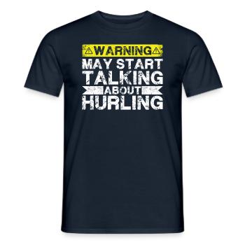 Über Das Schleusten Sprechen - Männer T-Shirt - Navy - Vorne - AI Model Male 178 light (178cm)