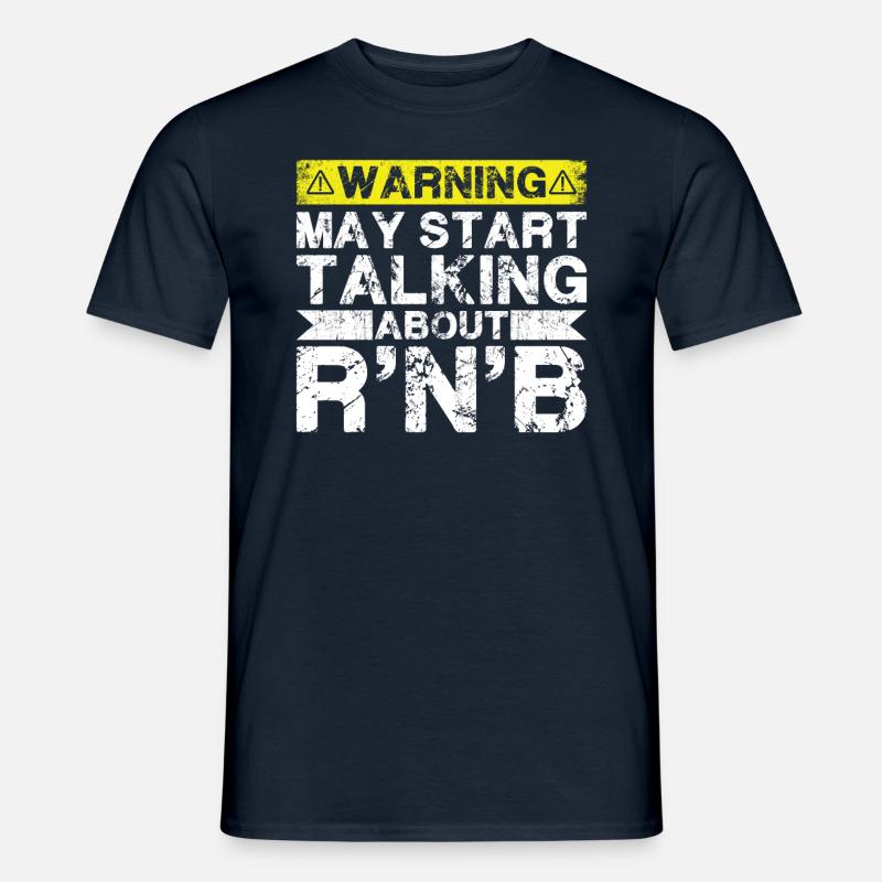 Apropos R'n'B-Musik - Männer T-Shirt - Navy