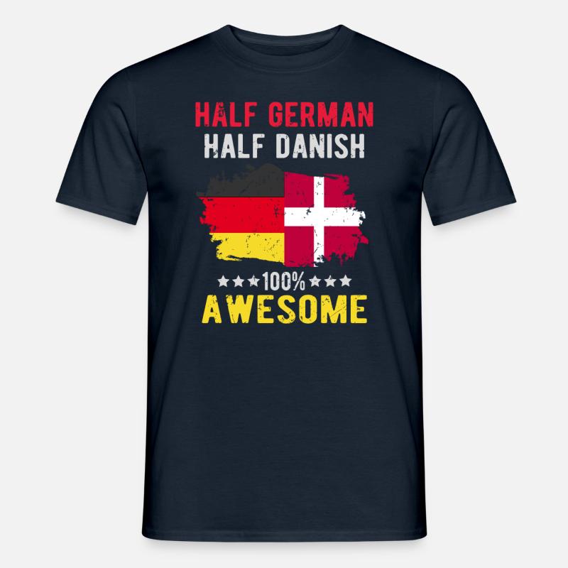 Half German Half Dane - Men's T-shirt - navy