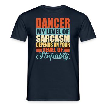 Dancer Dancer Dance Gift - Men's T-Shirt - navy - Front - AI Model Male 178 light (178cm)