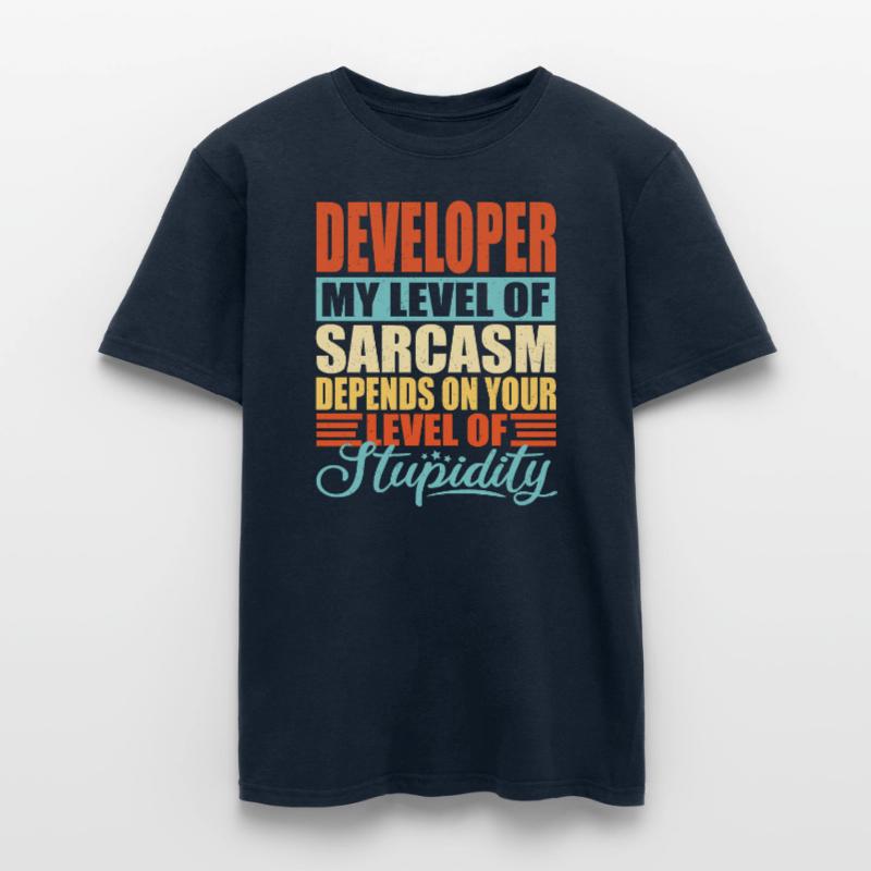 Entwickler Softwareentwickler Informatiker Coder Männer T-Shirt