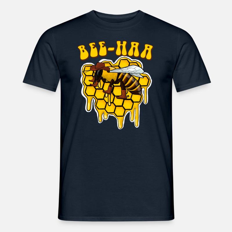 Bee Haa Biene Cowboy - T-shirt homme - marine