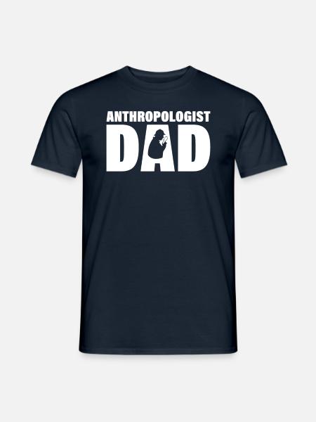 Job - Anthropologist Papa - Men's T-Shirt - navy