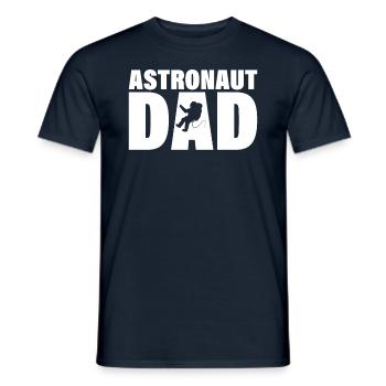 Job - Astronaute Papa - T-shirt homme - marine - Devant - AI Model Male 178 light (178cm)