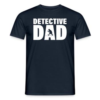 Job - Detective Dad - Männer T-Shirt - Navy - Vorne - AI Model Male 178 light (178cm)