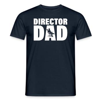 Job - Director Papa - Men's T-Shirt - navy - Front - AI Model Male 178 light (178cm)