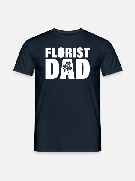 Job - Florist father - Men's T-Shirt - navy