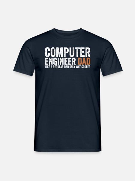Dad - Computer Engineer - Men's T-Shirt - navy